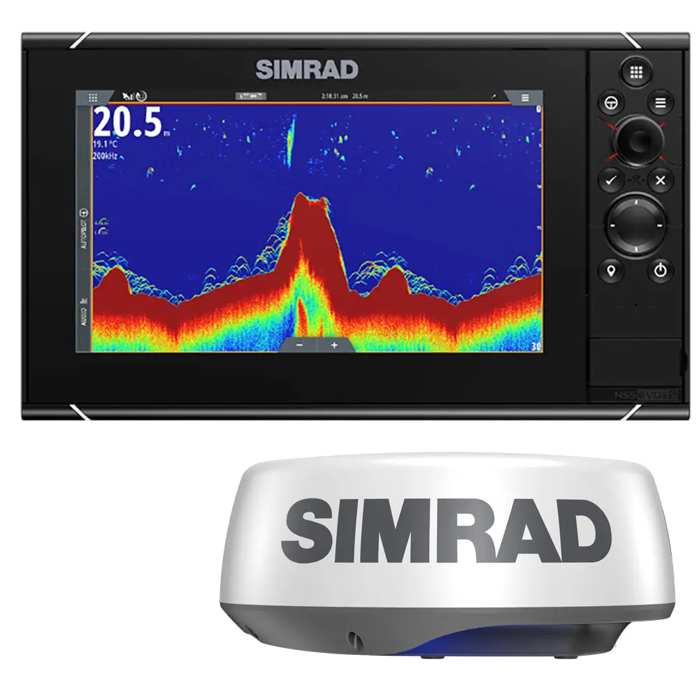 Simrad Nss9 Evo3s Combo Radar Bundle W/Halo20+ 1