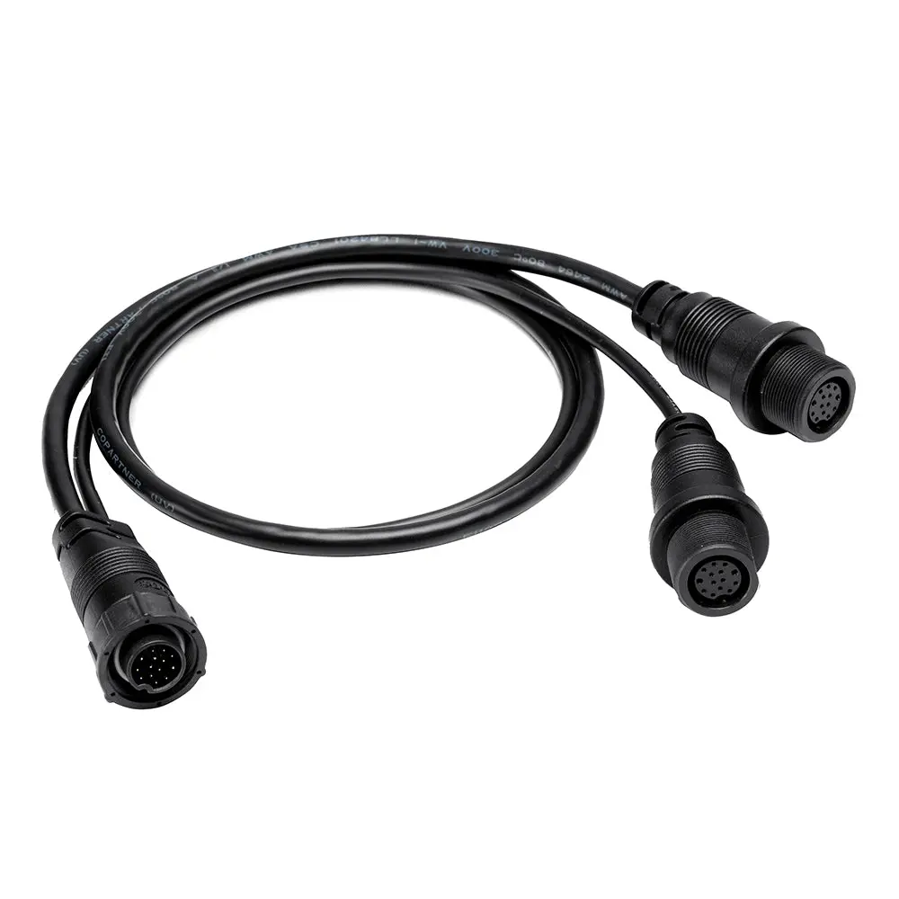 Humminbird 14 M Silr Y - Solix/Apex Side Imaging Left-Right Splitter Cable 1