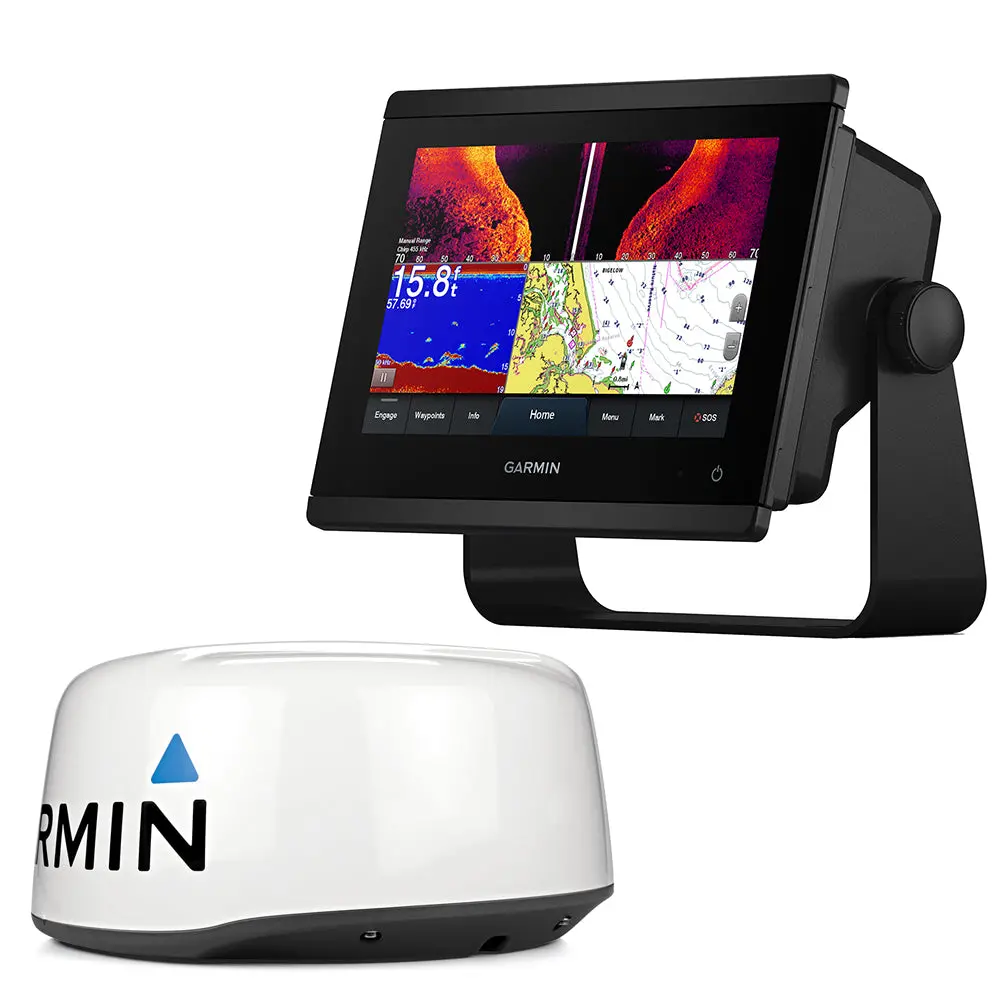 Garmin Gpsmap 743Xsv Combo Gps/Fishfinder - Preloaded Us+Canada+Bahamas Bluechart G3 - Lakev&Uuml; G3 W/Gmr 18 Hd+ 1