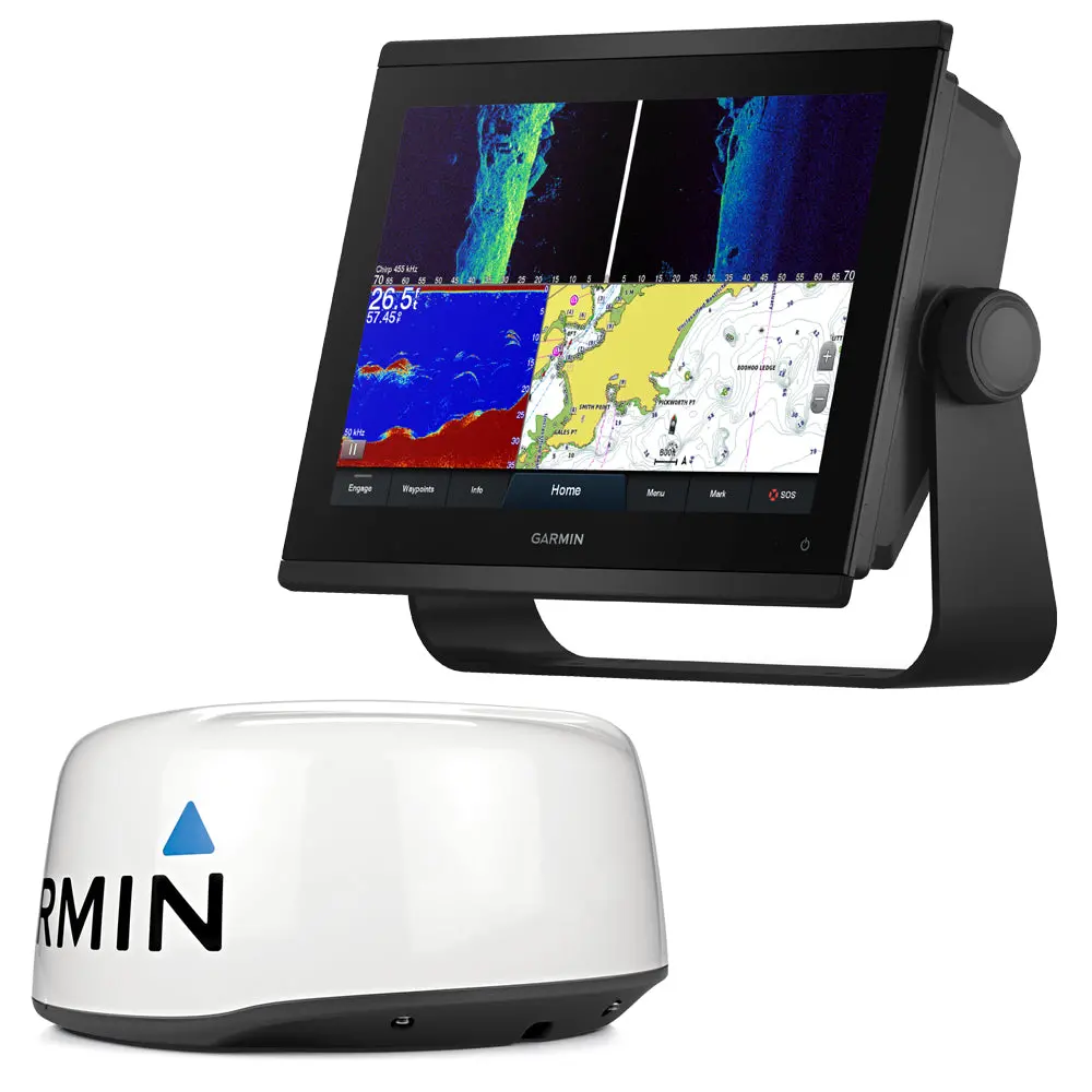 Garmin Gpsmap 1243Xsv Combo Gps/Fishfinder - Preloaded Us+Canada+Bahamas Bluechart G3 - Lakev&Uuml; G3 W/Gmr 18 Hd+ 1