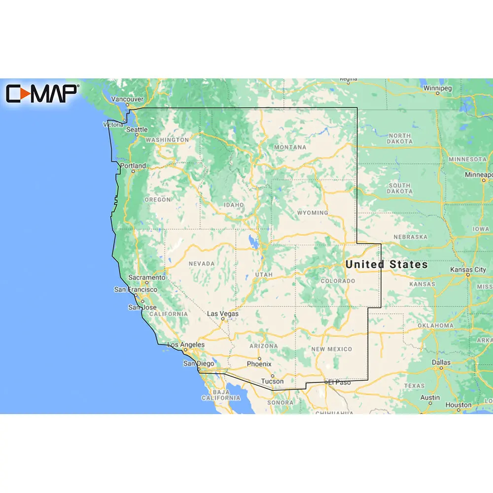 C-Map M-Na-Y211-Ms Us Lakes West Reveal Inland Chart 1