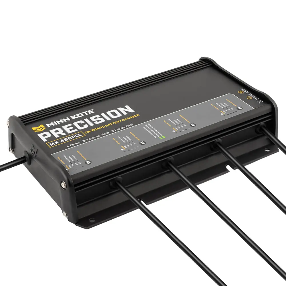 Minn Kota On-Board Precision Charger Mk-460 Pcl 4 Bank X 15 Amp Li Optimized Charger 1
