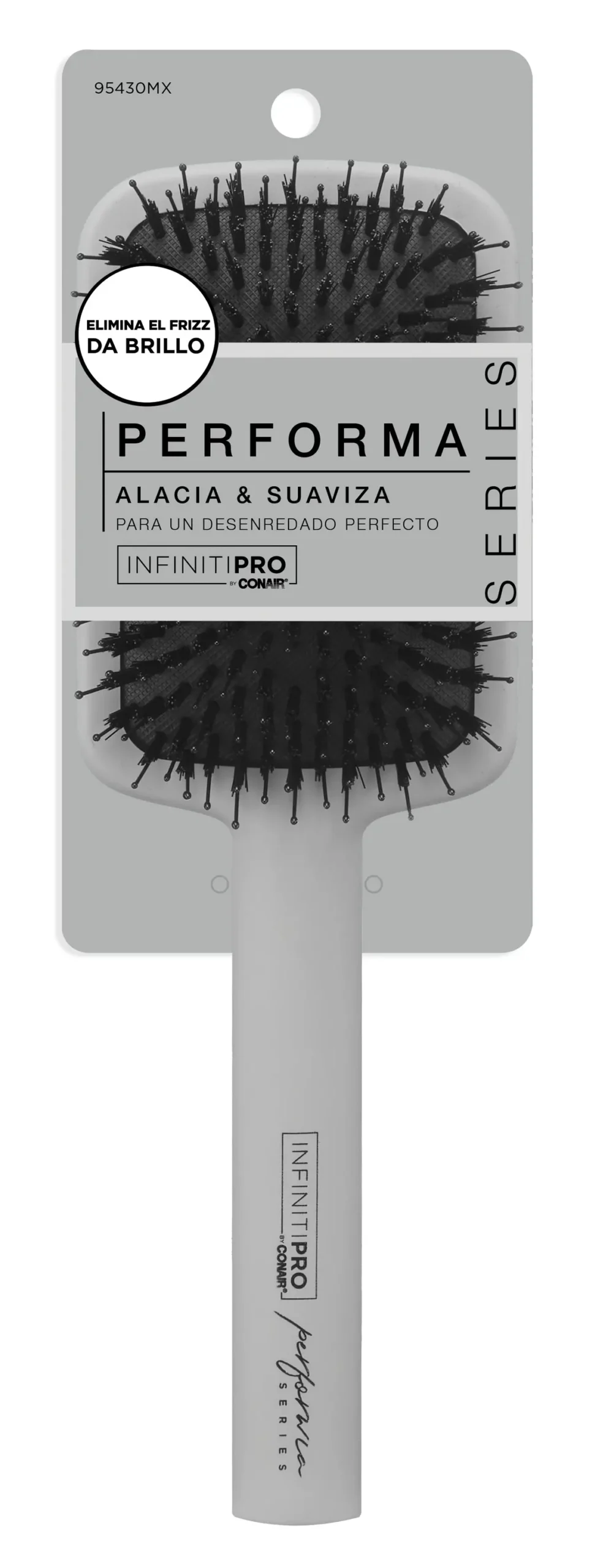 Cepillo De Pala Cuadrado Performa Gris - Outlet Conair 1