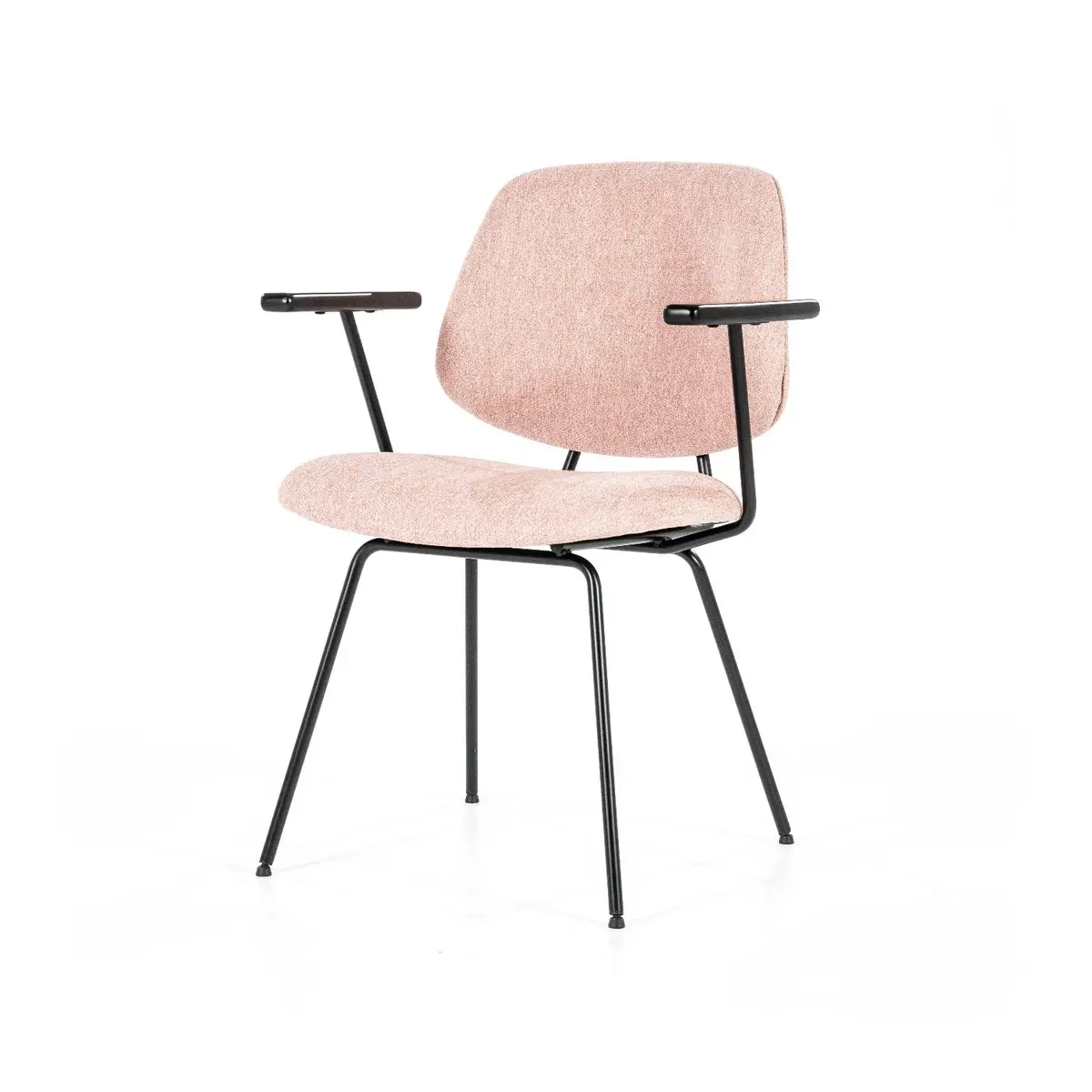 Stoel Lynn Met Armleuningen - Roze 1