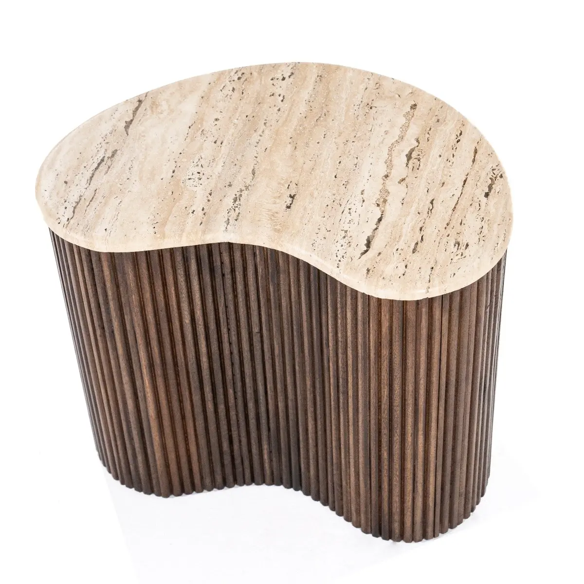 Bijzettafel In Travertin Mari - S 1