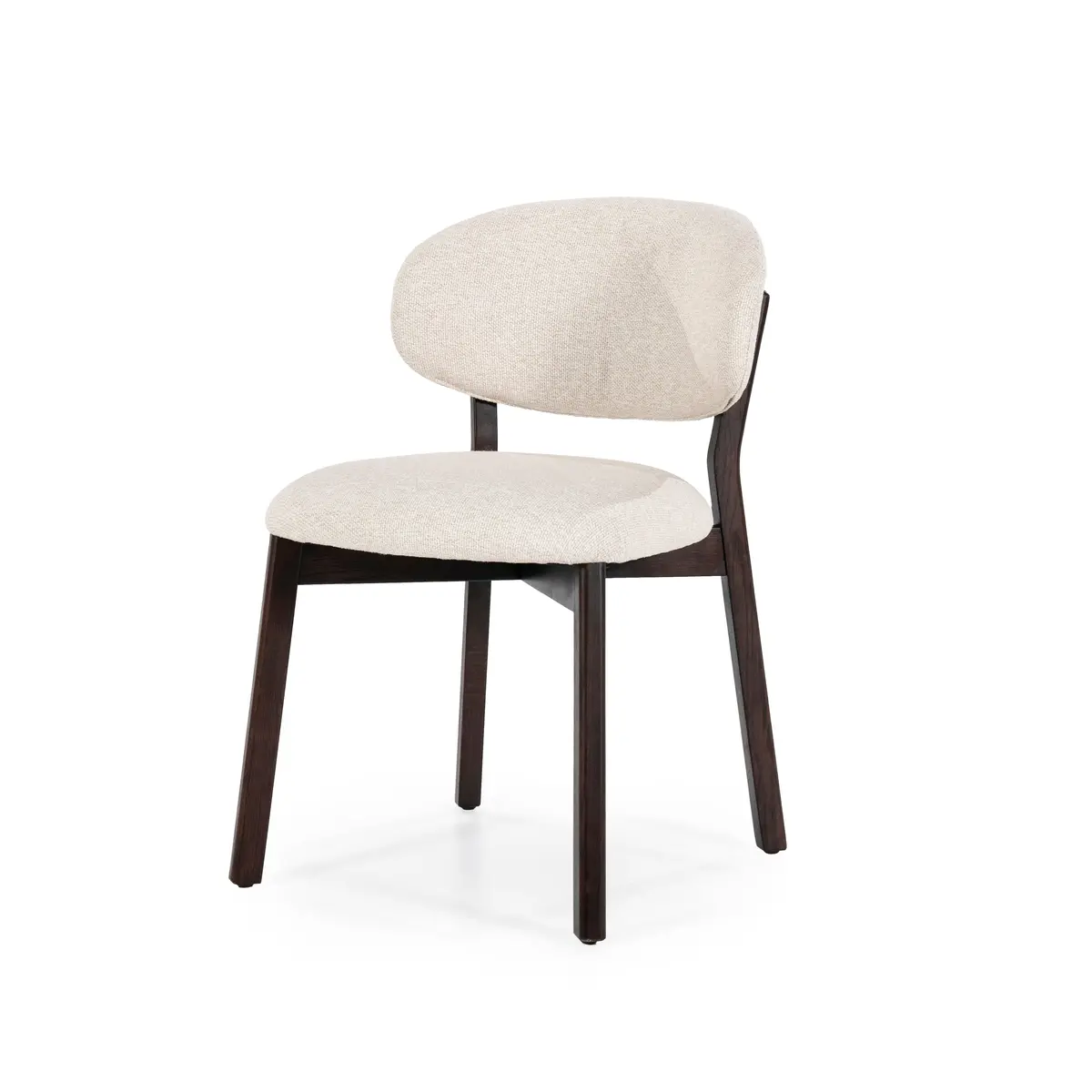 Stoel Mikky Bruin- Beige 1