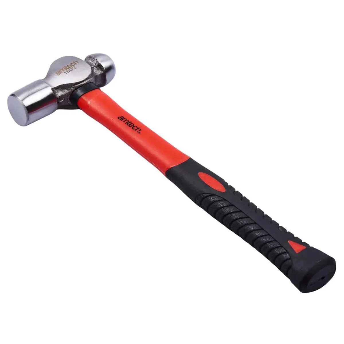 Amtech 16Oz Ball Pein Fibreglass Shaft Hammer 1