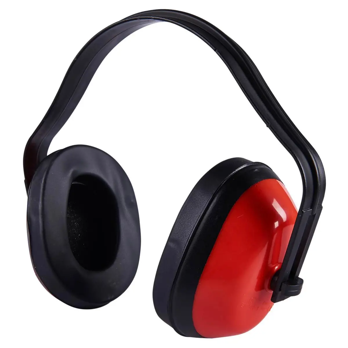 Amtech Lightweight Adjustable Ear Defenders Black/Red 1
