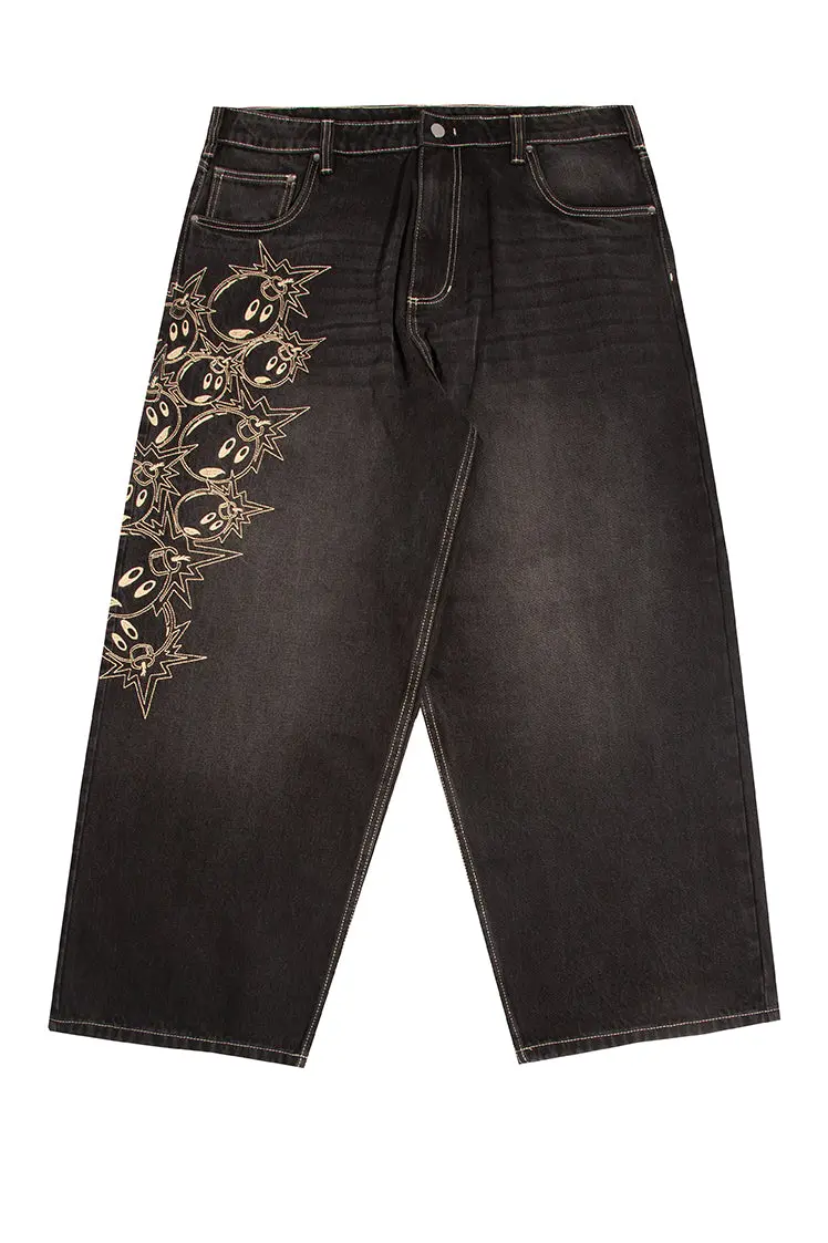 Adam Bomb Pockets Full Baggy Denim 1