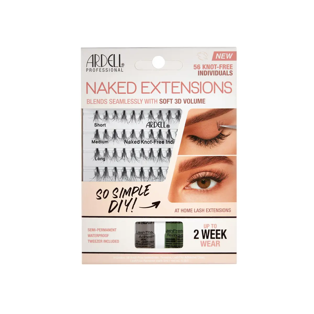 Extensiones De Pestañas Diy Naked - Ardell 1