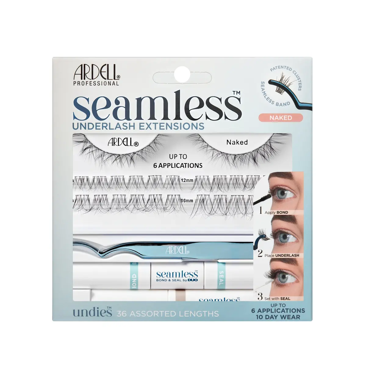 Extensiones De Pestañas Seamless Kit Naked - Ardell 1