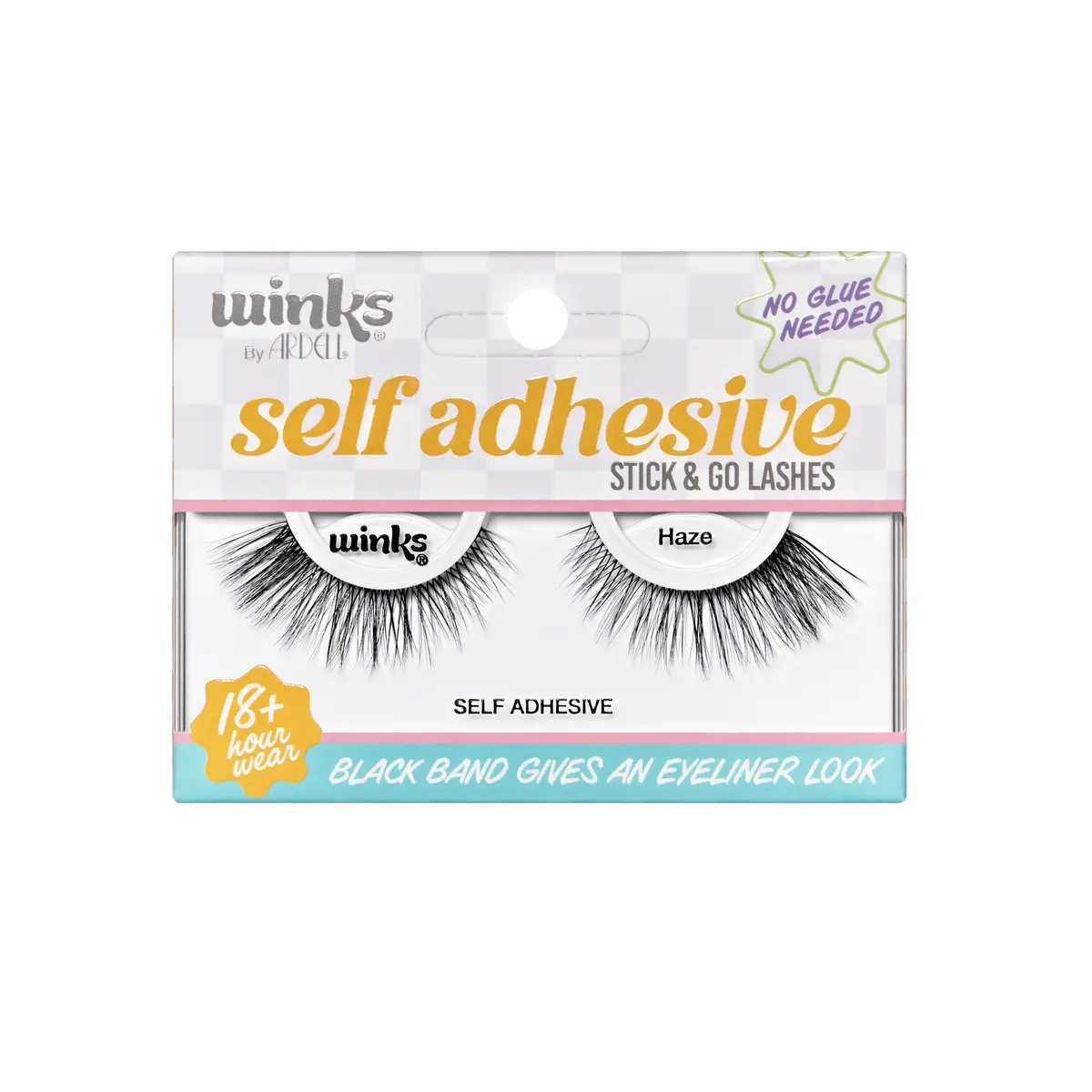 Pestañas Postizas Winks Self Adhesive Haze - Ardell 1