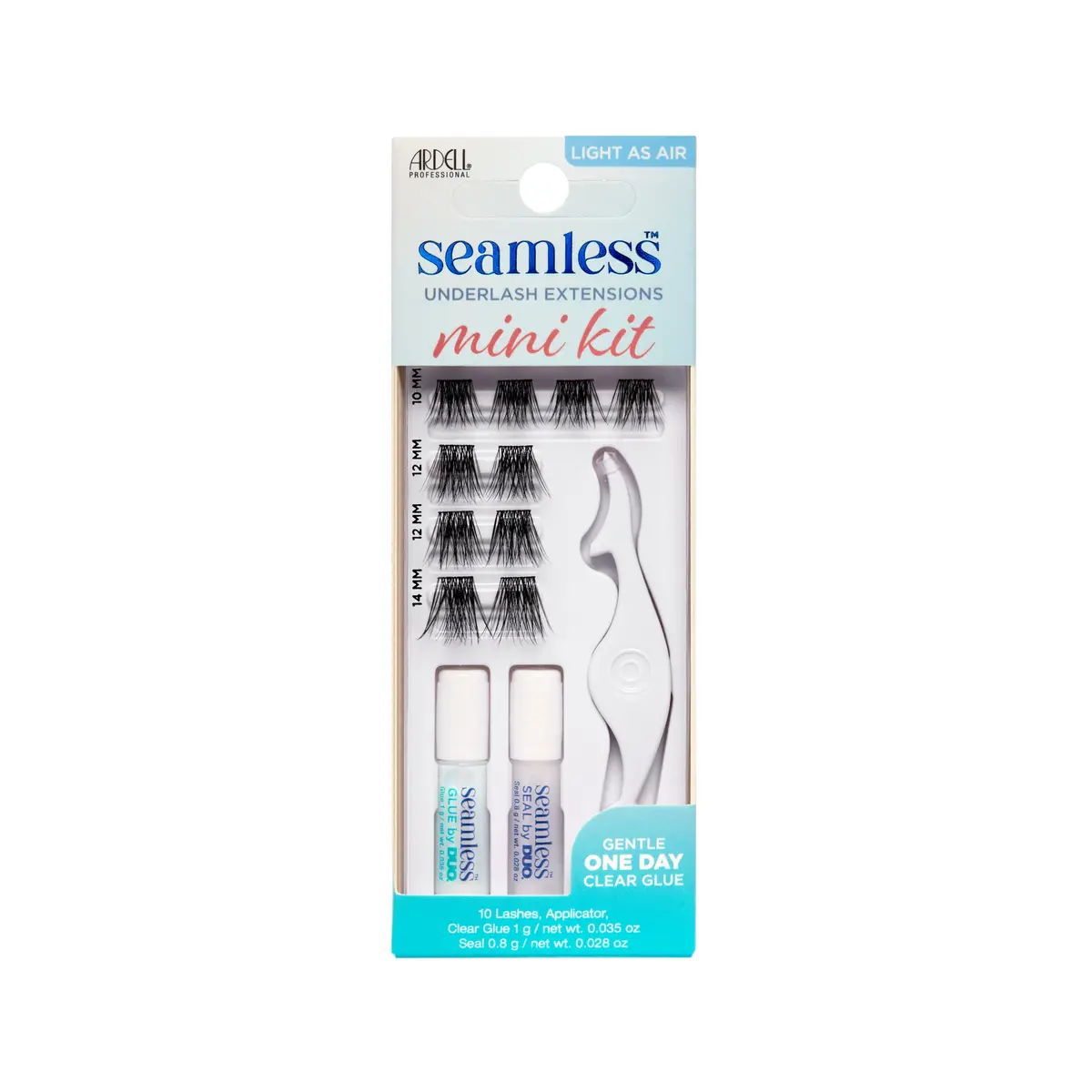 Extensiones De Pestañas Inferiores Seamless Mini Kit Light - Ardell 1