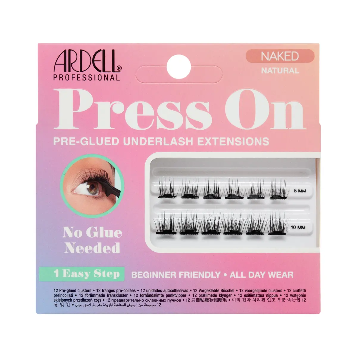 Extensiones De Pestañas Press On Mini Naked Natural - Ardell 1