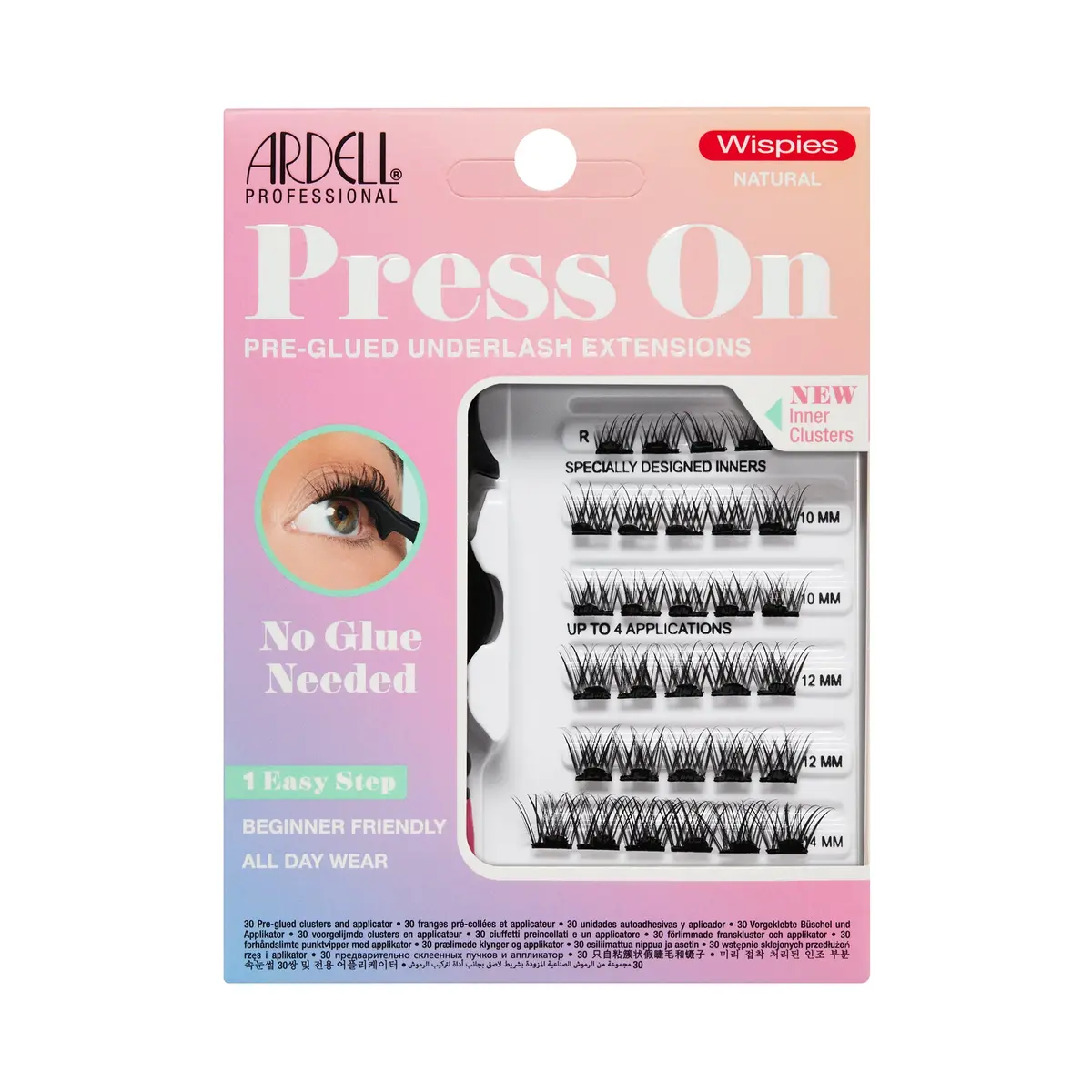Extensiones De Pestañas Press On Kit Natural Wispies - Ardell 1