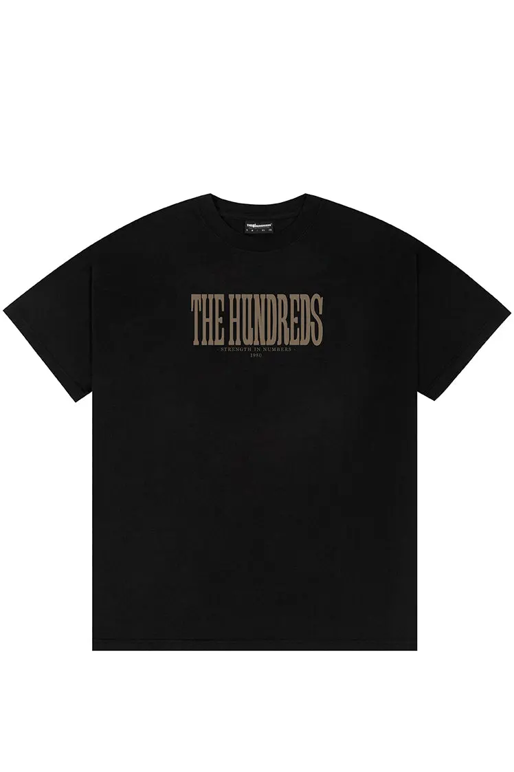 Attack Tall Serif Cotton T-Shirt