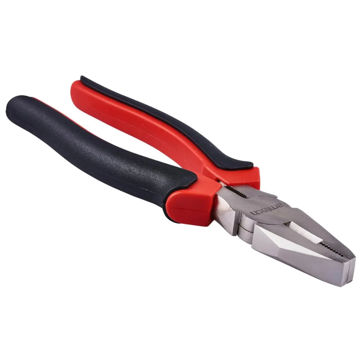 Amtech 8" Soft Grip Combination Pliers Satin Finish 1