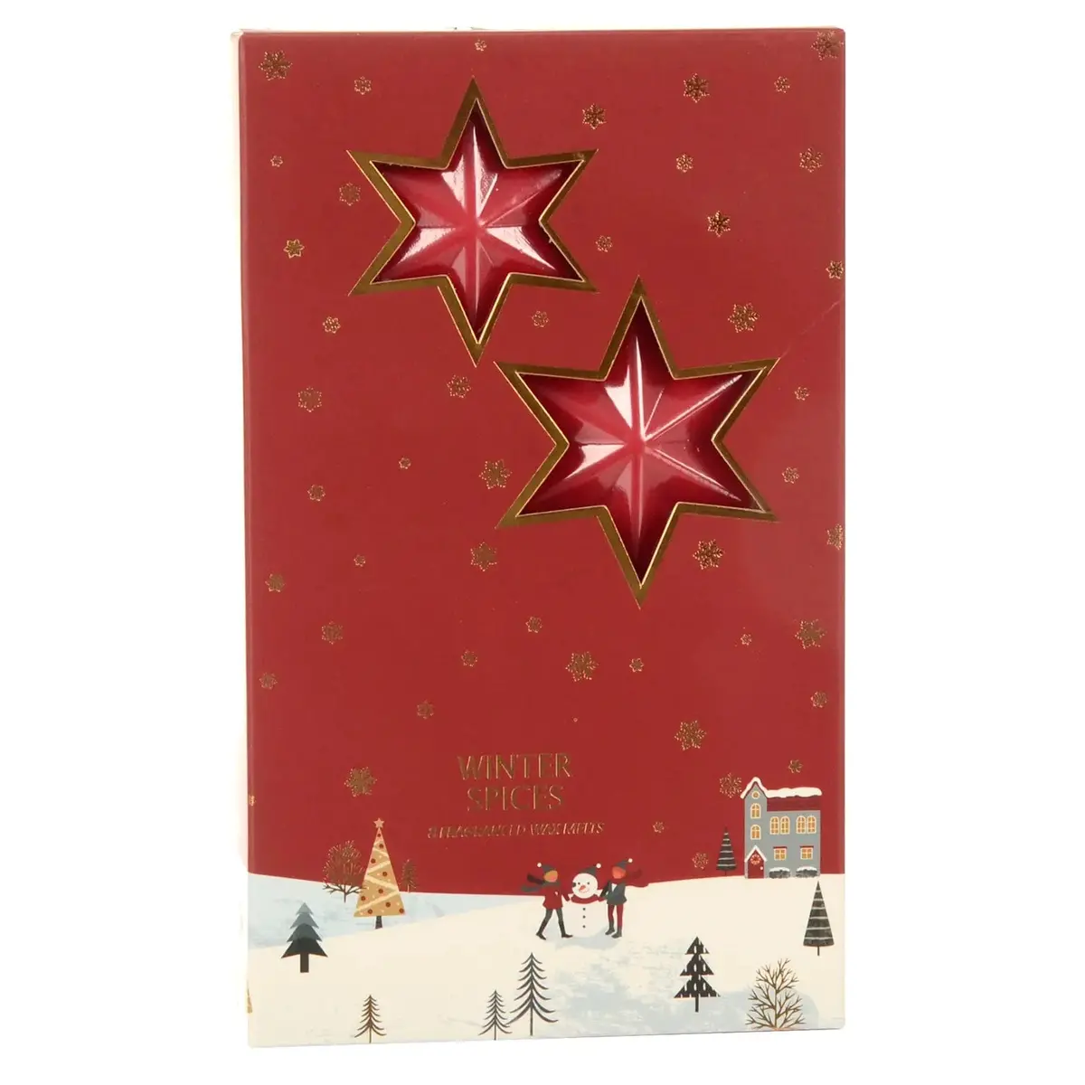 Pack Of 8 Christmas Scented Wax Melts Star Shape Festive Warmer 1