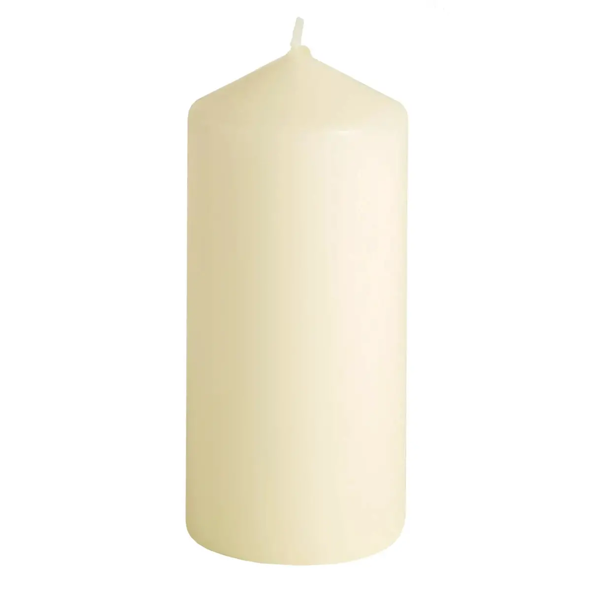 Unscented Pillar Candle Classic Church Table Wedding 15Cm 37 Hours 1