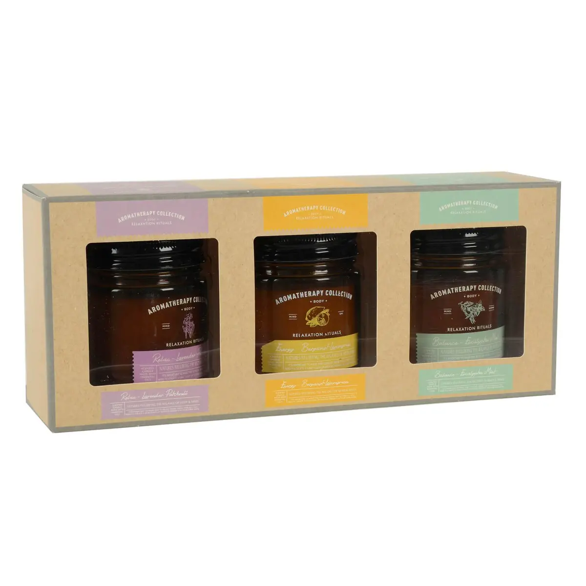 Baltus 3 Pack Relaxation Rituals Candle Aromatherapy Collection 1