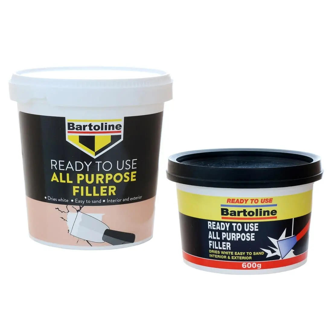 Bartoline Ready-To-Use All-Purpose Filler White 600G/1Kg 1