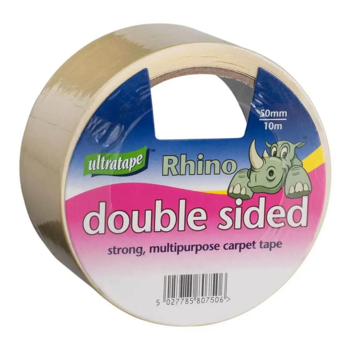 Ultratape Rhino Double Sided Carpet Tape 50Mm X 10M 1