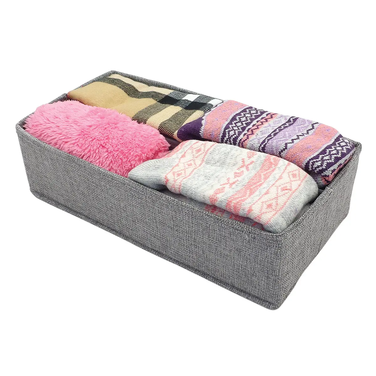 Drawer Divider Wardrobe Organiser Sectioned Sock Tidy 36Cm 1