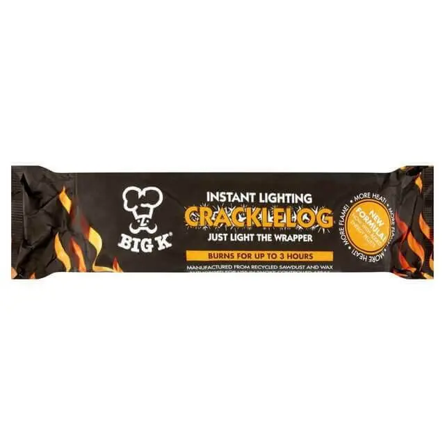 Big K Instant Light The Wrapper Cracklelog Camp Fire Pit Fuel 1