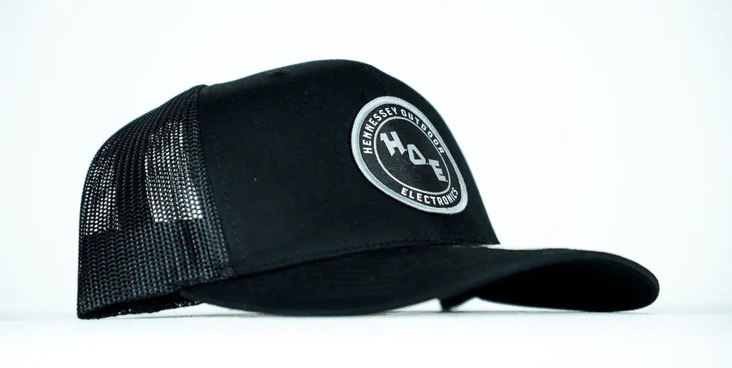 H.O.E Classic Hat - Solid Black 1