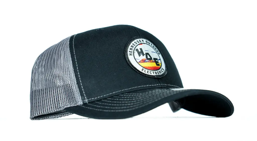 H.O.E Sonar Hat - Black With Charcoal 1