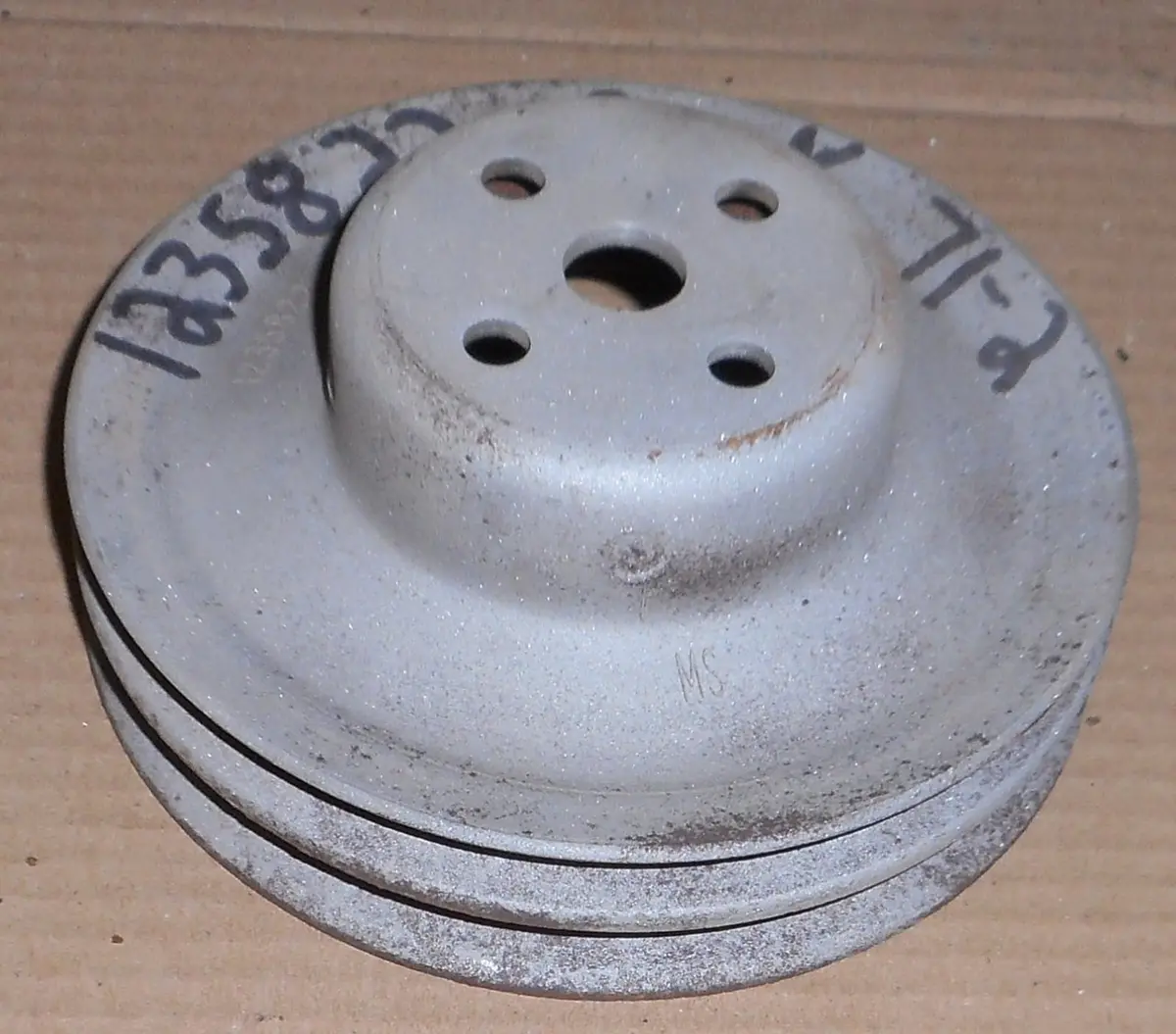 Fan Pulley, V8, 2 Groove Used 71-72 Buick 1