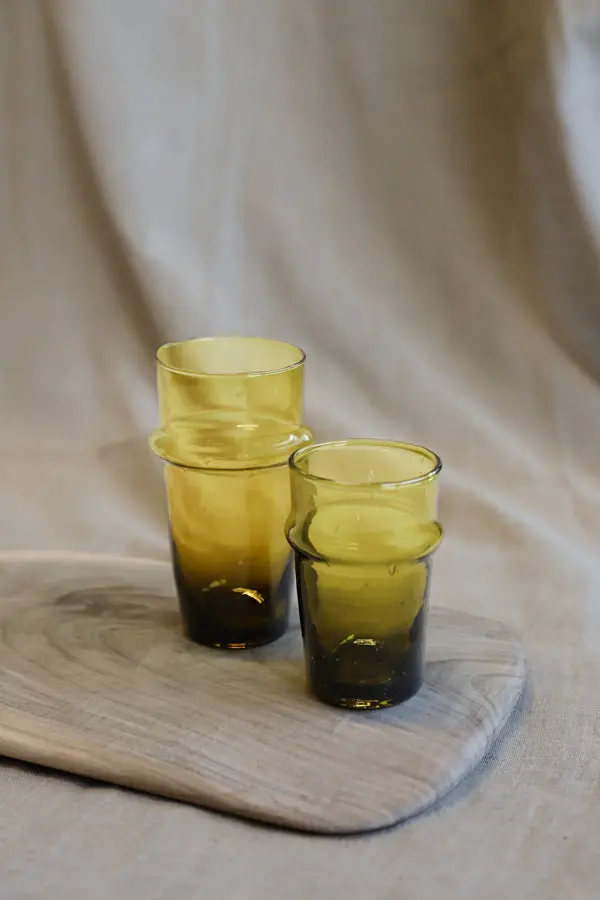 Marokkaans Beldi Glas - S Oker 1