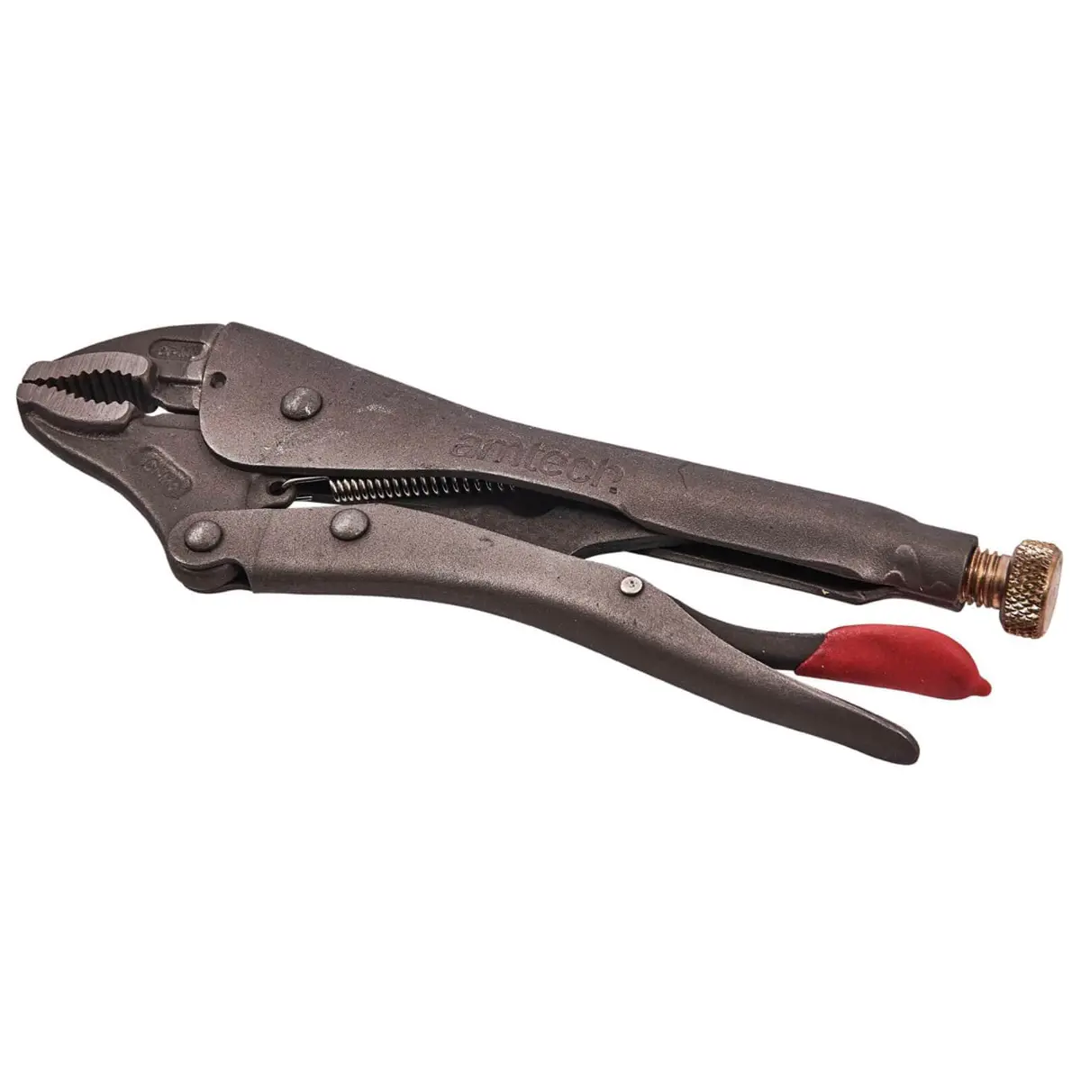 Amtech 10" Curved Jaw Locking Plier Quick Release 1