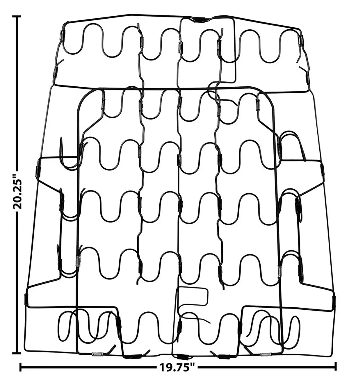 Bucket Seat Springs, Back Side, 67-9 Camaro Firebird 1