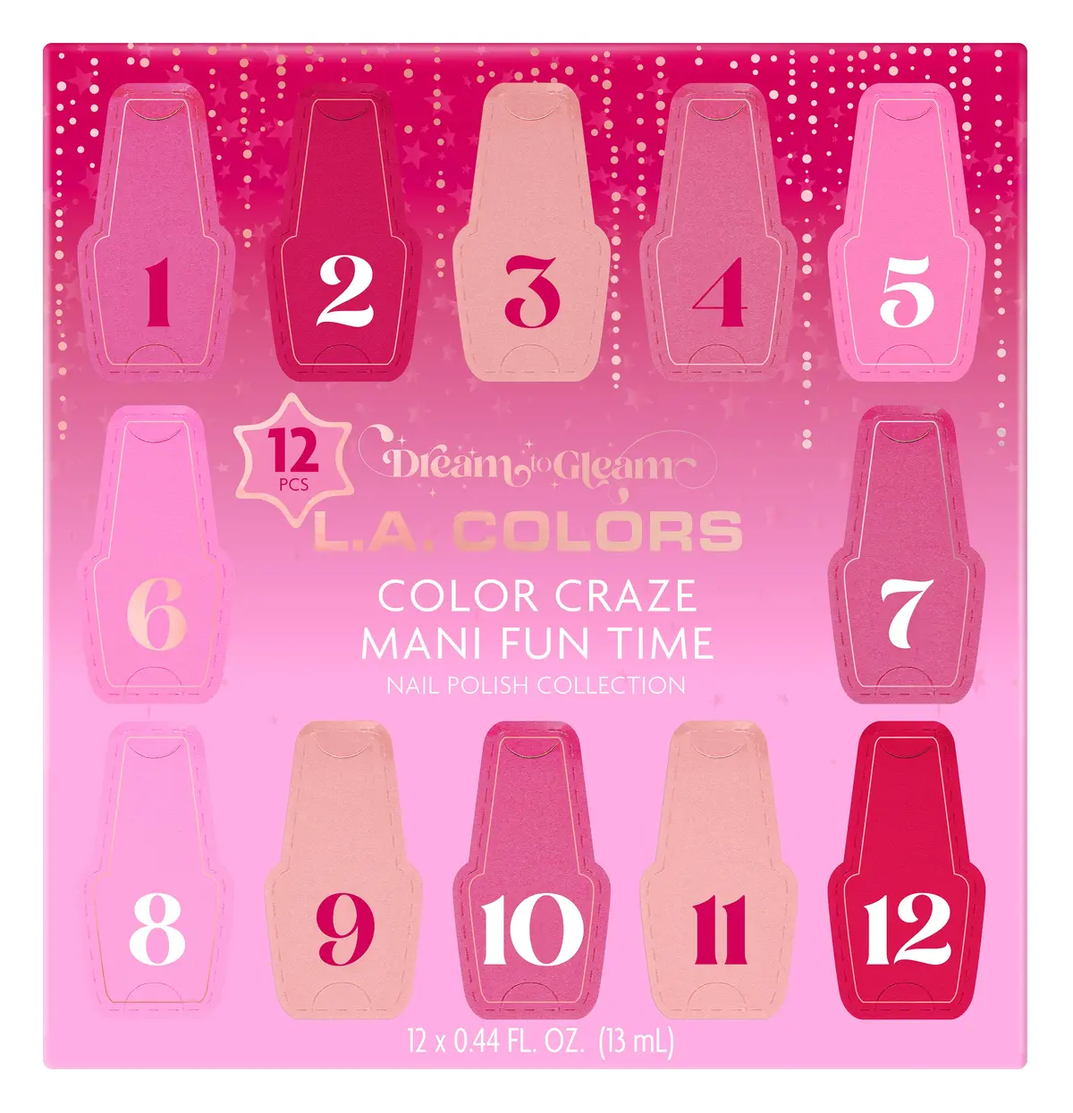 Calendario De Adviento Color Craze Mani Fun Set - Outlet La Colors 1