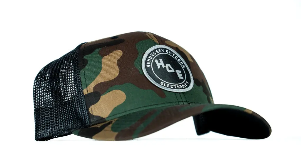 H.O.E Classic Hat - Yp Green Camo With Black 1