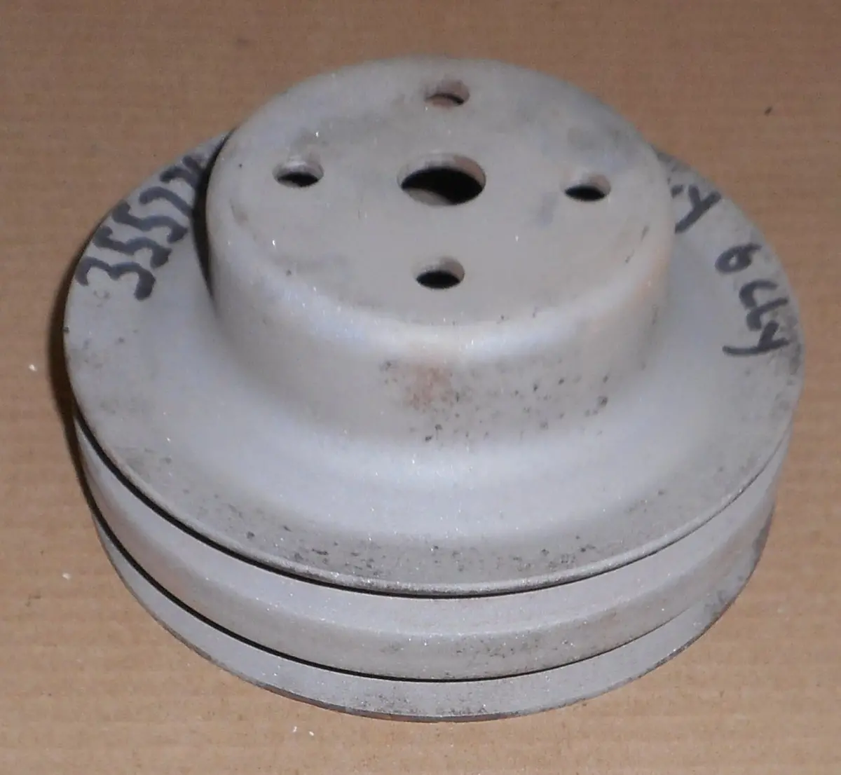 Fan Pulley, 6 Cyl 250" 2 Groove, Used, 76-79 Chevy 1