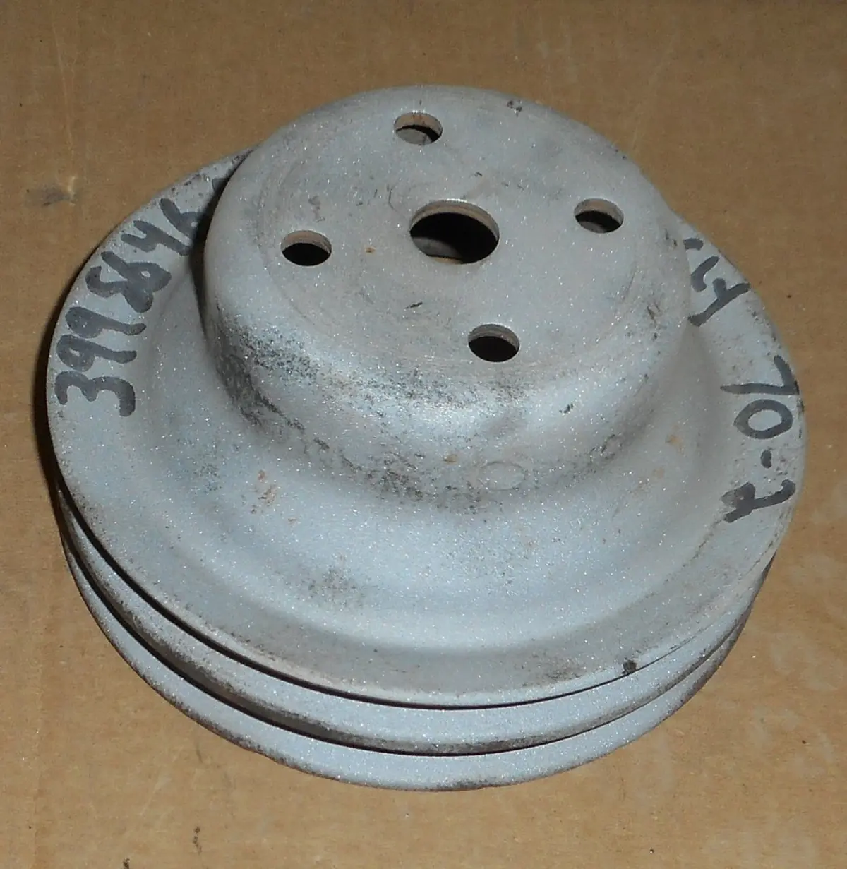 Fan Pulley, 6 Cyl 250" 2 Groove, Used, 70-74 Chevy 1