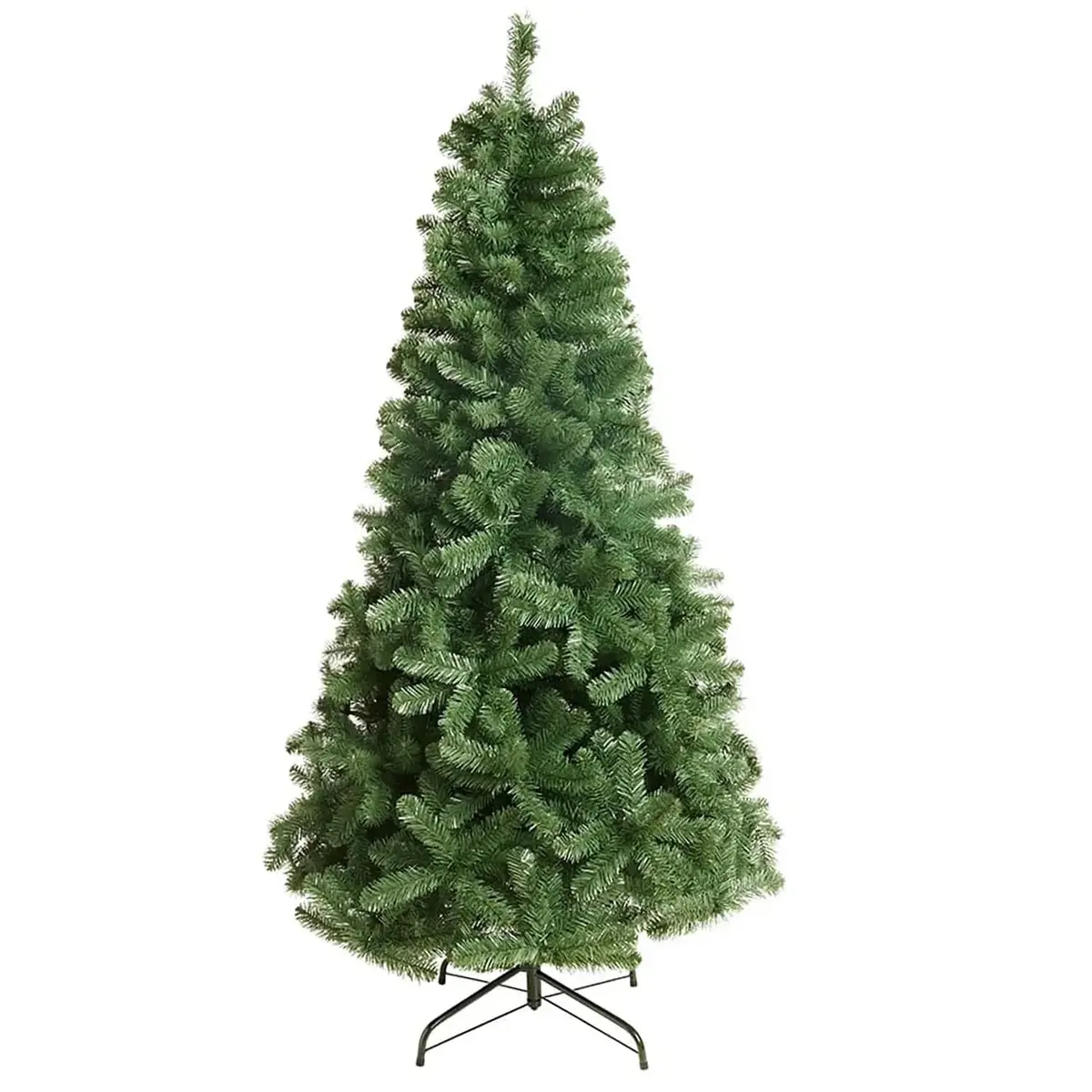Green Scandinavian Fir Christmas Tree Artificial Hinged Branches 7Ft 1