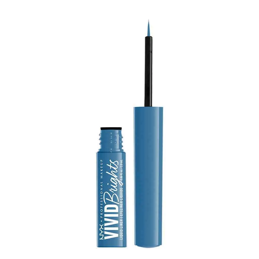 Delineador  De Ojos Líquido Vivid Bright  - Outlet Nyx Profesional Make Up 2
