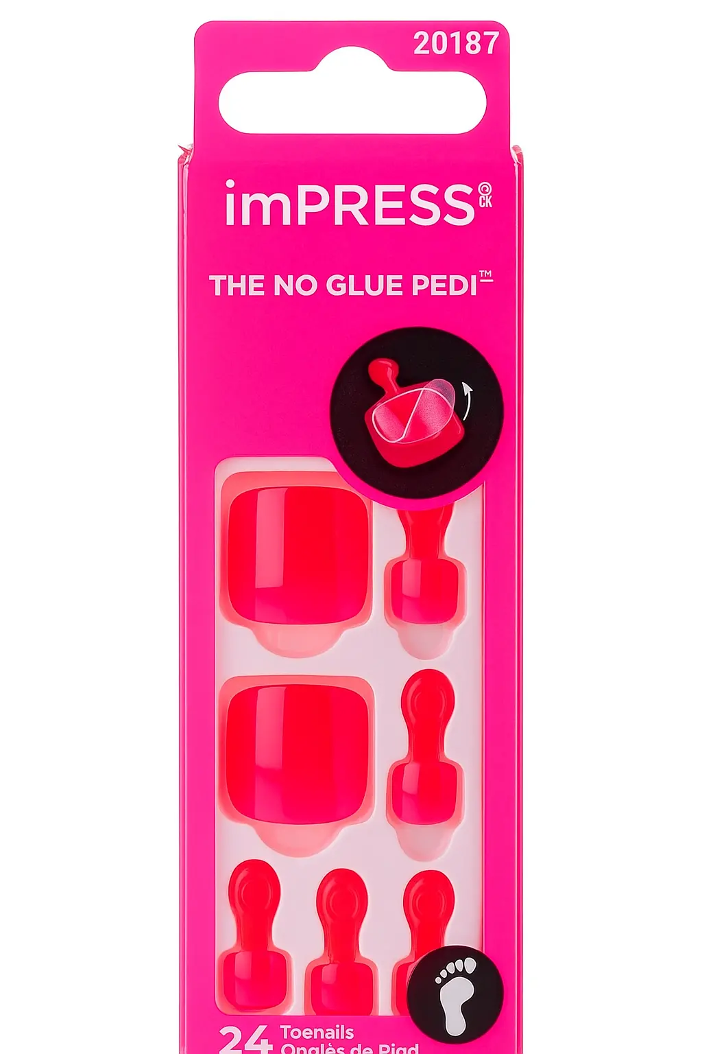 Uñas Postizas Para Pies Impress Selfie Sunday - Outlet Kiss 1