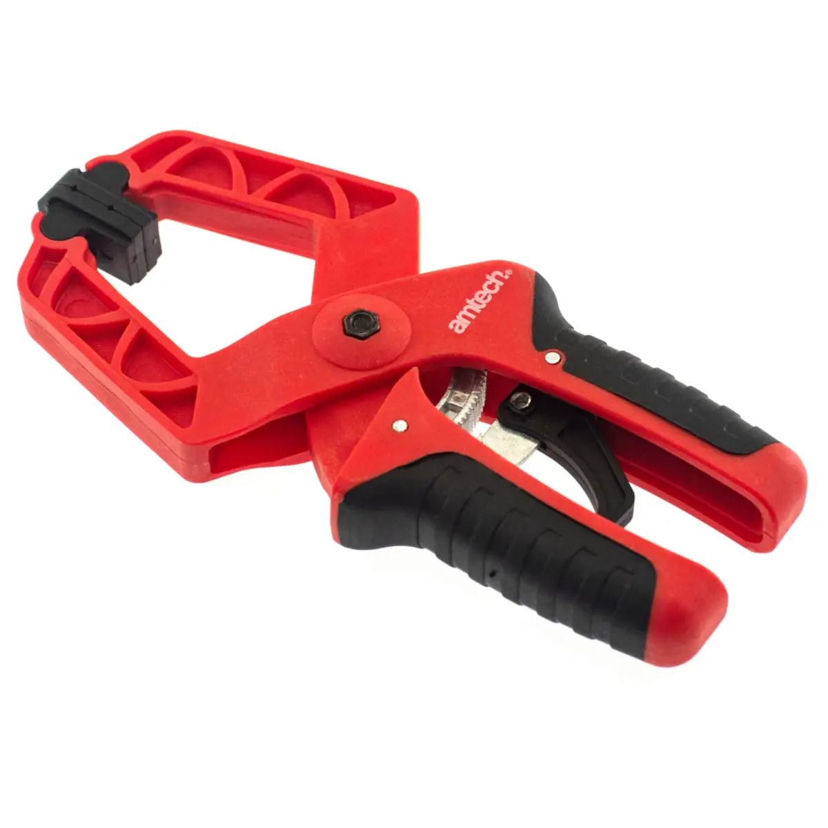 Amtech 7" Mini Ratchet Clamp Soft Grip Handle 1