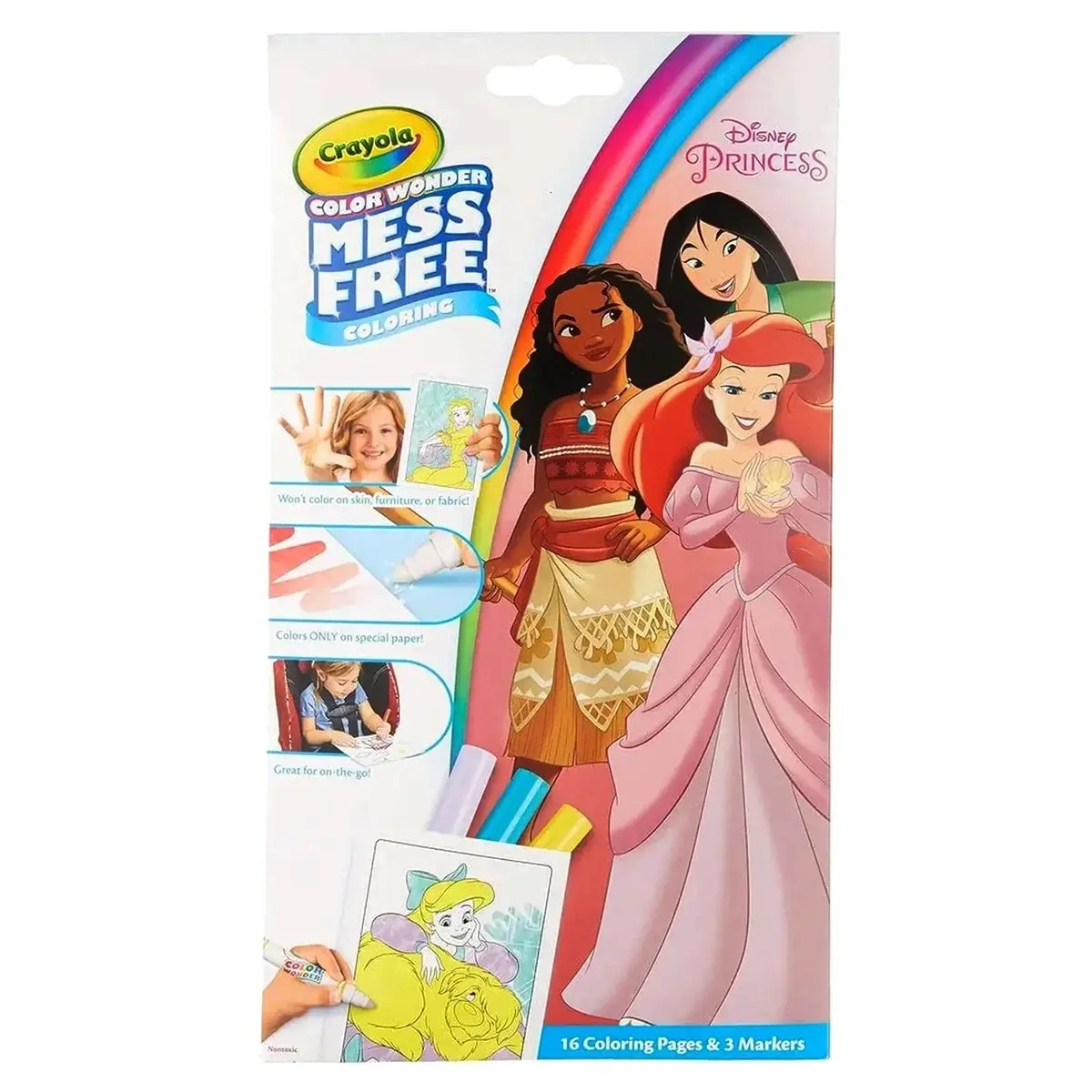 Crayola Mess Free Disney Princess Colouring Set Travel Size 1