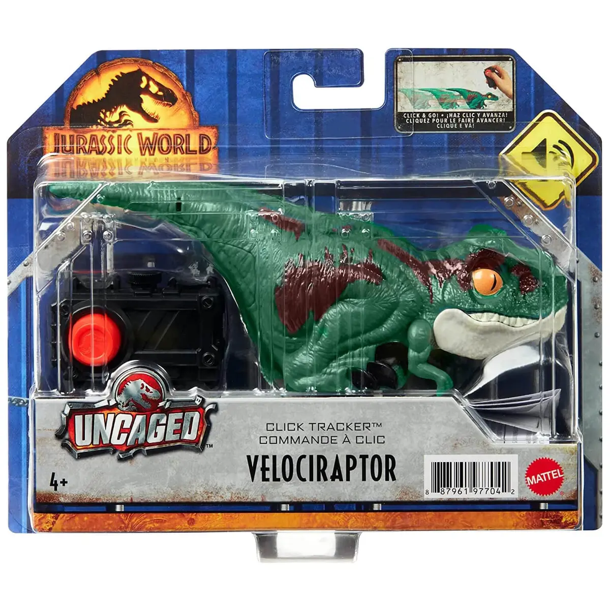 Jurassic World Dominion Uncaged Click Tracker Dinosaur Toy 17Cm 1