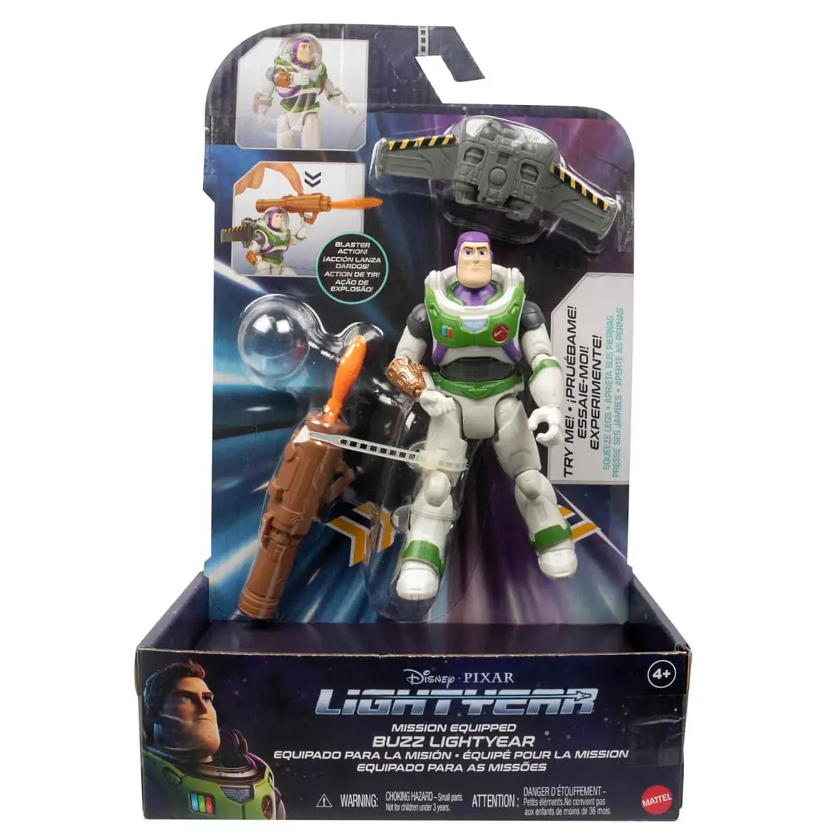 Buzz Lightyear Mission Equipped Action Figure Blaster 13Cm 1