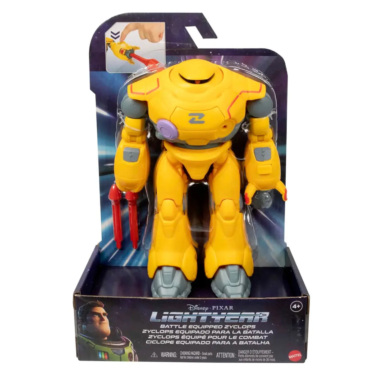 Lightyear Action Figure Battle Equipped Zyclops With Blaster 20Cm 1
