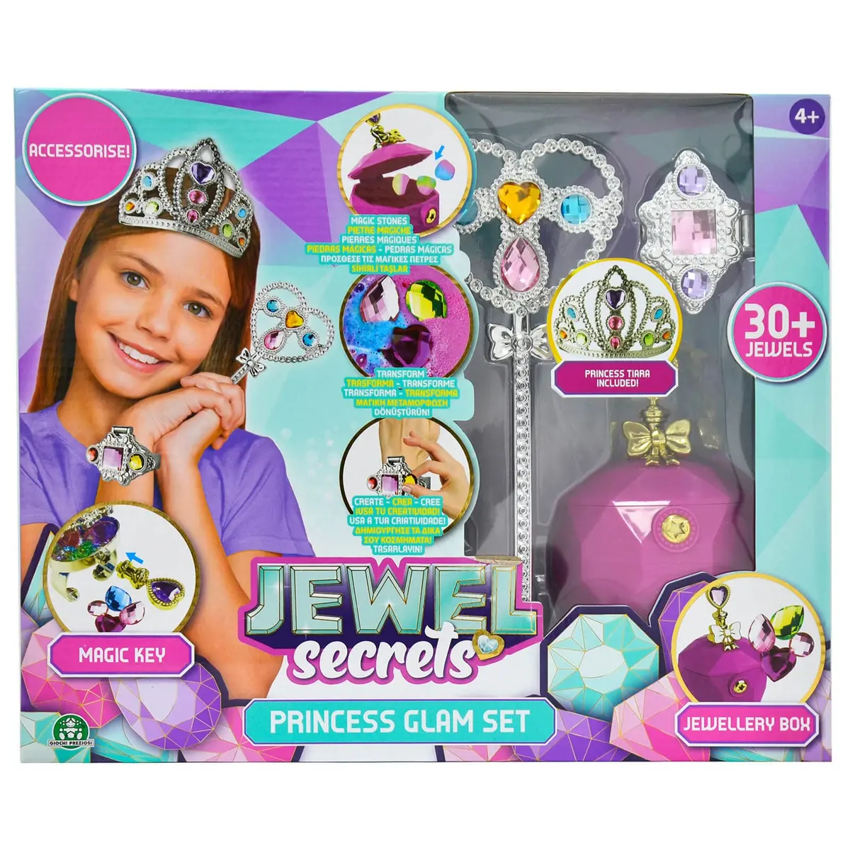 Jewel Secrets Princess Glam Set Magic Stones Create 30+ Jewels 1