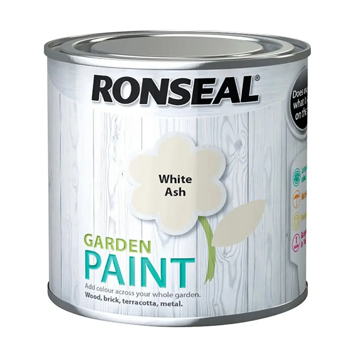 Ronseal Garden Paint Waterproof Exterior Wood Metal Brick Stone 1
