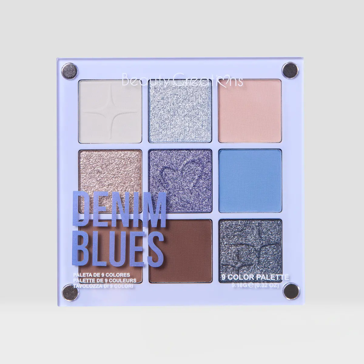Paleta De Sombras Magnetic Shadow Palette Denim Blues - Beauty Creations 1