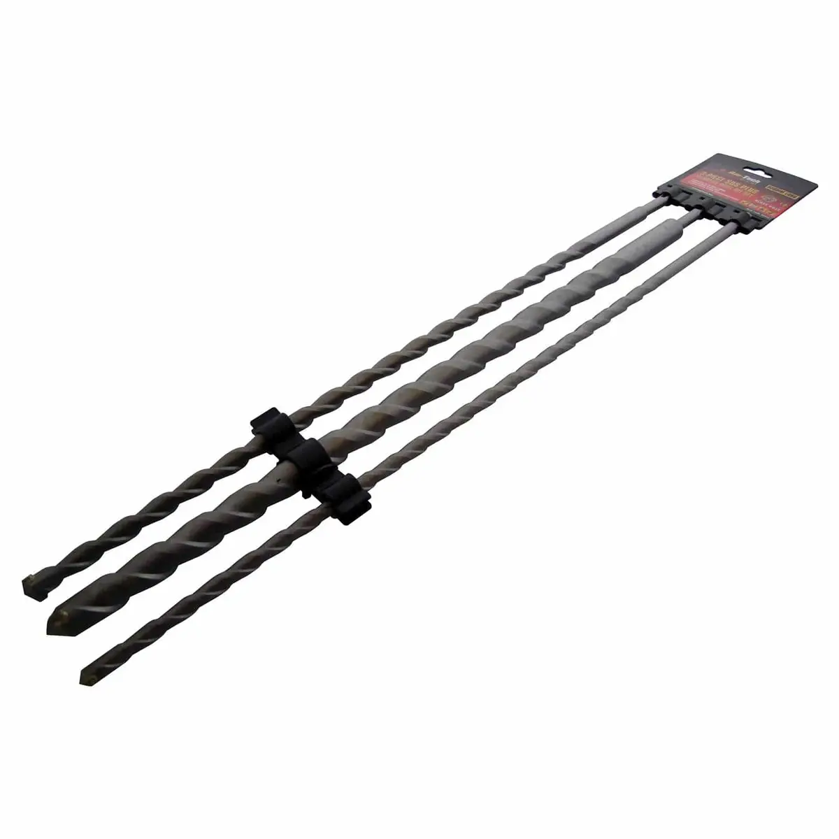 Amtech 3Pc 600Mm Sds Drill Bit Set 12 16 24Mm Diameter Bits 1